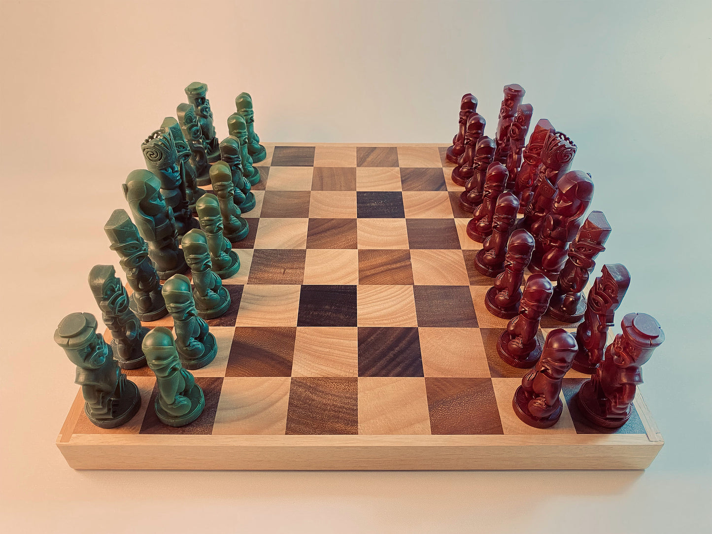 Atua Painted Chess Set