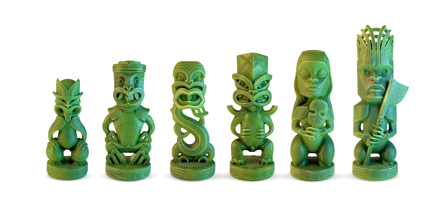 Atua Painted Chess Set