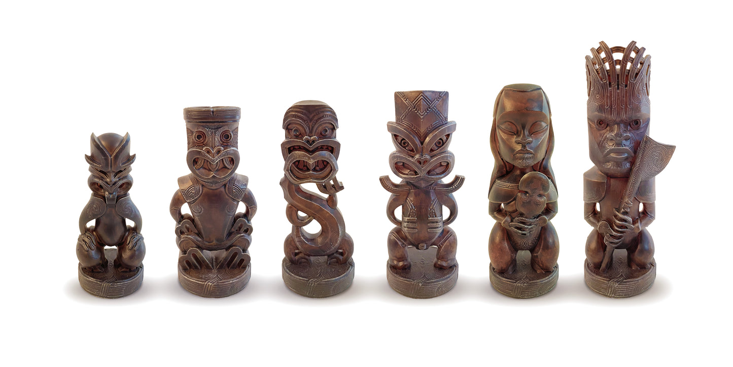 Atua Painted Chess Set