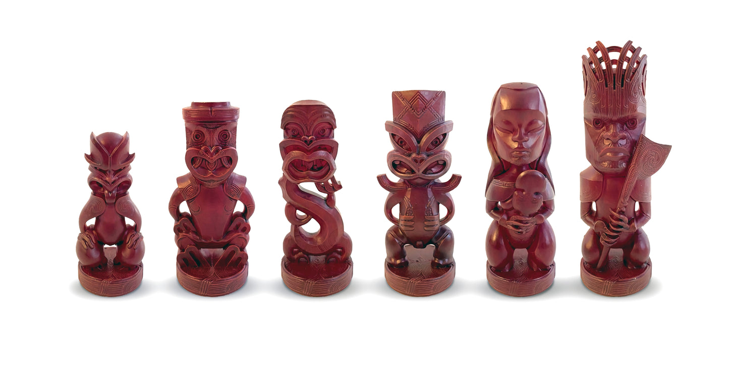 Atua Painted Chess Set